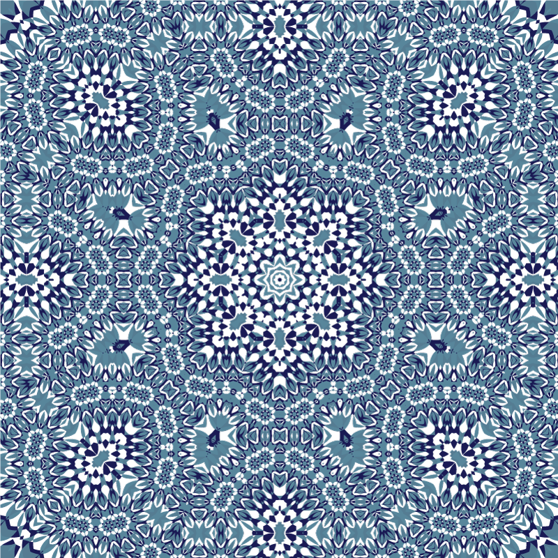 Alfombra vinílica cocina mosaic mandala - TenVinilo