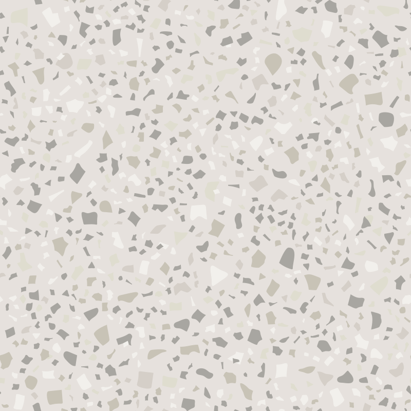Alfombra vinílica cocina terrazo gris - TenVinilo