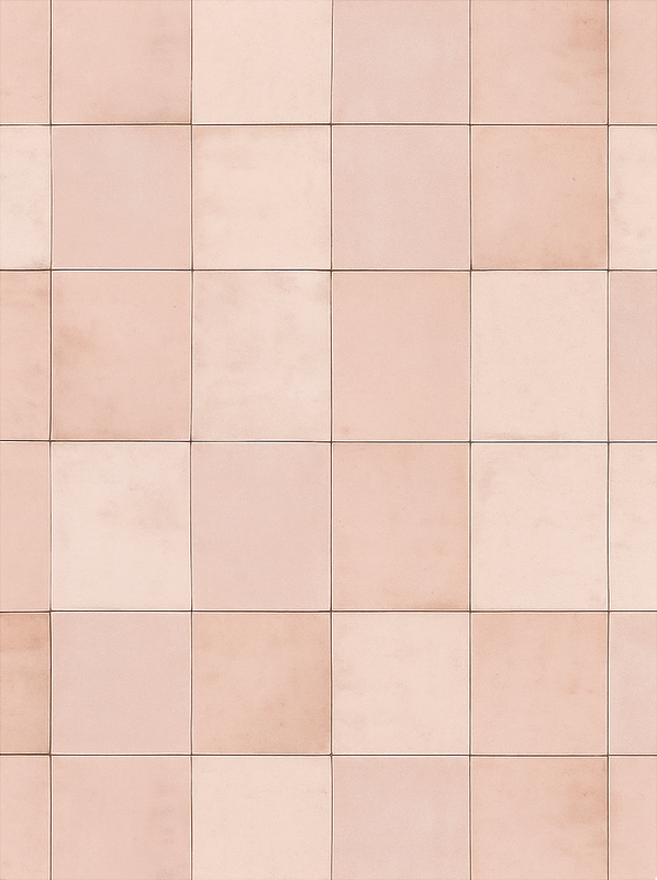 Alfombra vinílica cocina diseño de azulejos rosas - TenVinilo