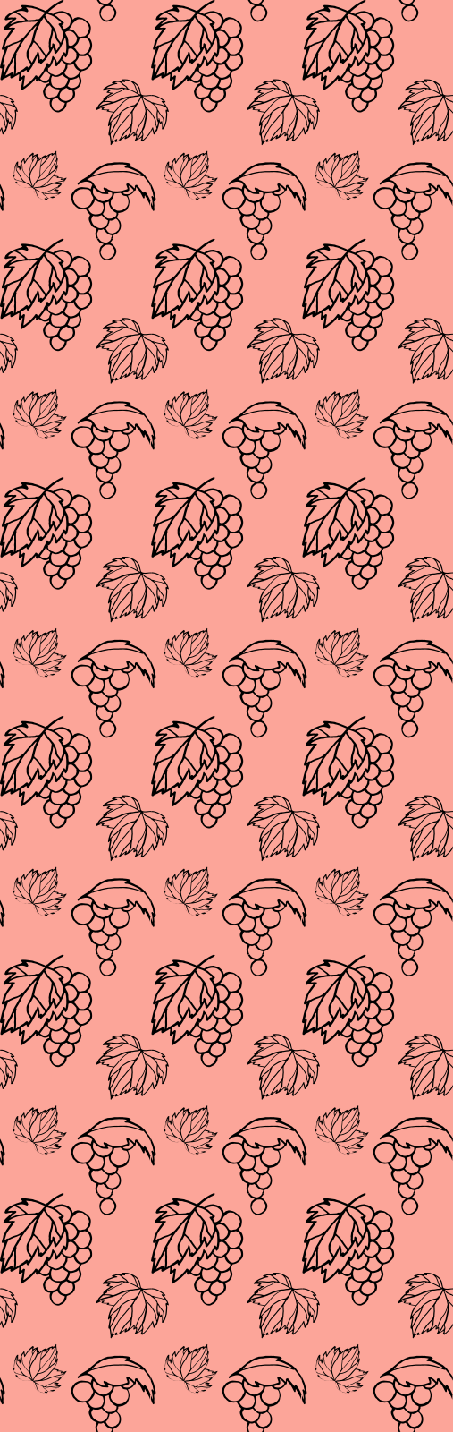 Alfombra vinílica dormitorio diseño uvas rosas africano - TenVinilo