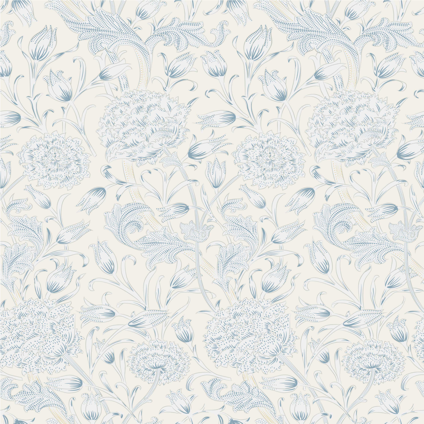Alfombra vinílica dormitorio con estampado floral - TenVinilo