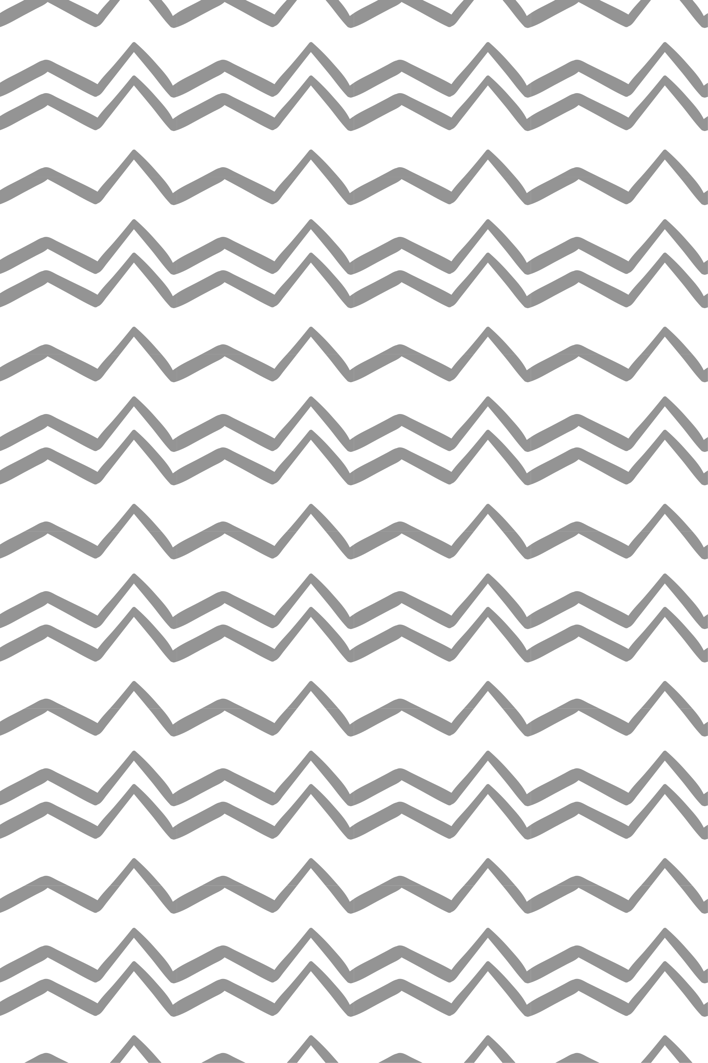 Alfombra vinílica nórdica patrón zig zag gris irregular - TenVinilo