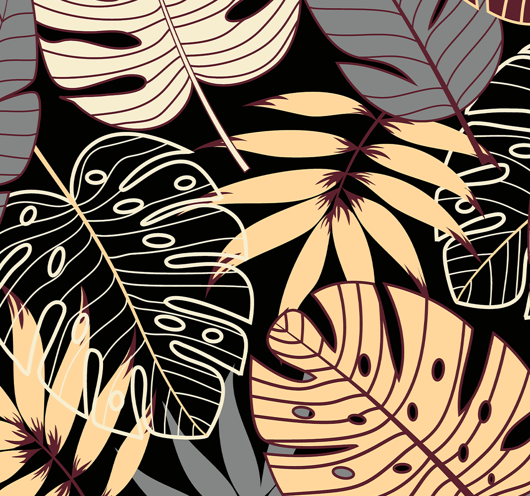 Alfombra vinílica naturaleza papel tapiz jungla tropical - TenVinilo