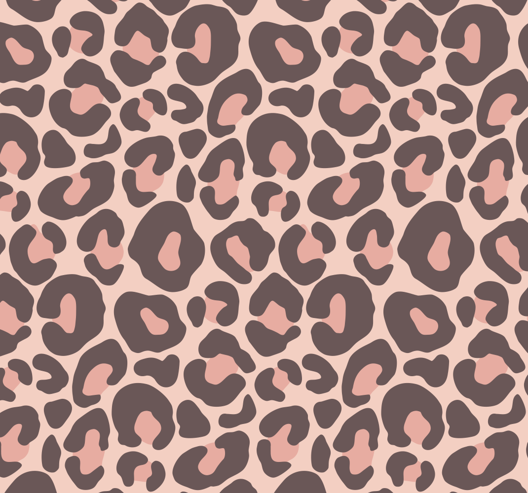 Alfombra vinílica animales estampado leopardo rosa - TenVinilo