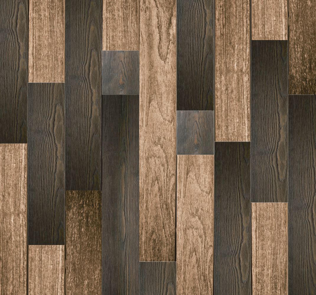 Alfombra vinílica imitación patrones de madera sofisticados - TenVinilo