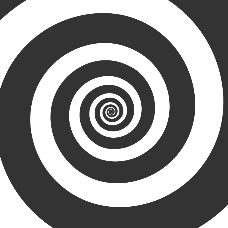 Alfombra de vinilo geométrica movimiento espiral - TenVinilo