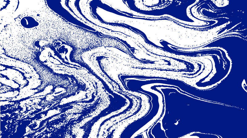 Alfombra vinílica recibidor aspecto mármol azul profundo - TenVinilo