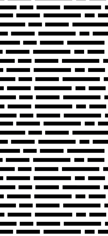 Alfombra vinílica pasillo rectángulos blanco y negro - TenVinilo