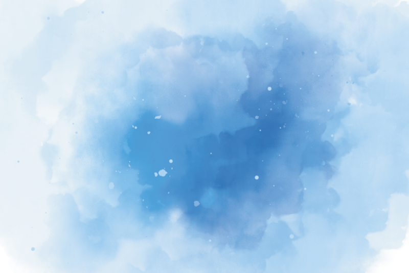 Alfombra de vinilo minimalista acuarela azul minimalista - TenVinilo