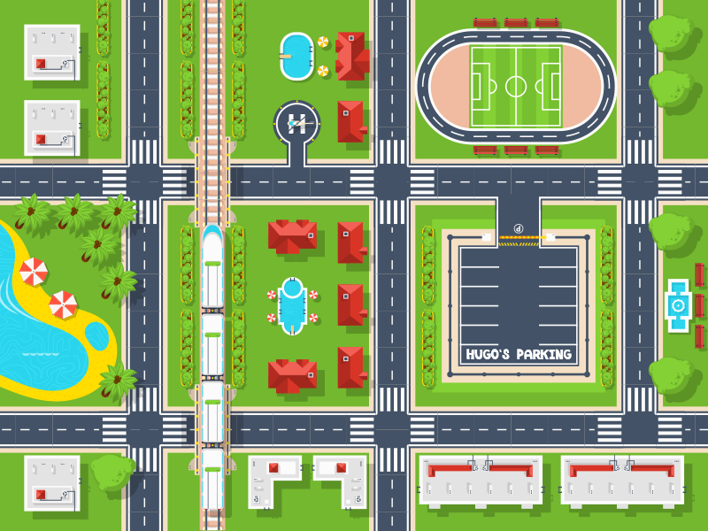 Alfombra carretera con nombre - TenVinilo