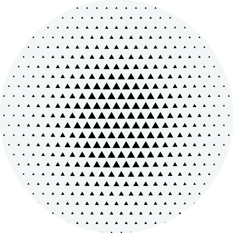 Alfombra vinílica minimalista triangulos - TenVinilo