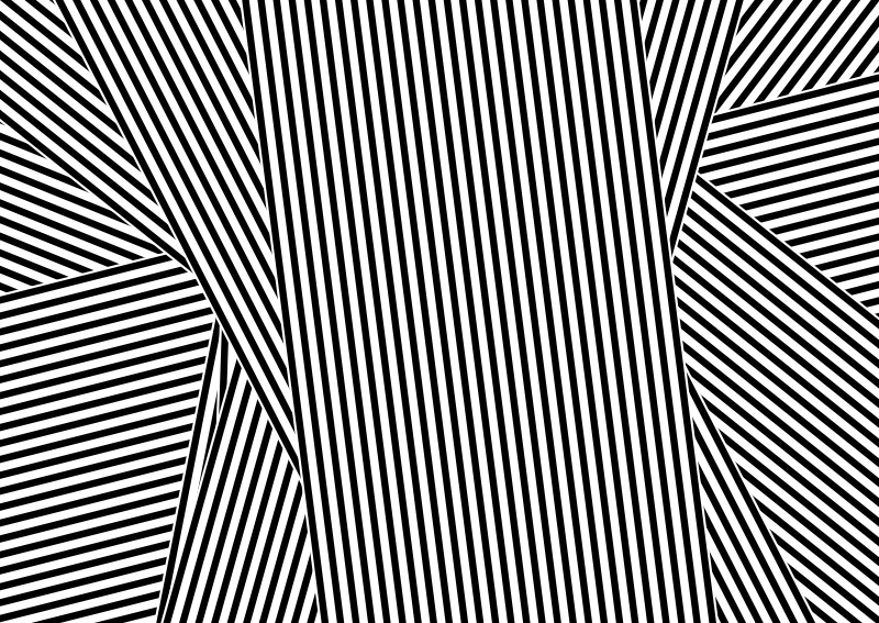 Alfombra vinílica baño rayas blancas y negras - TenVinilo