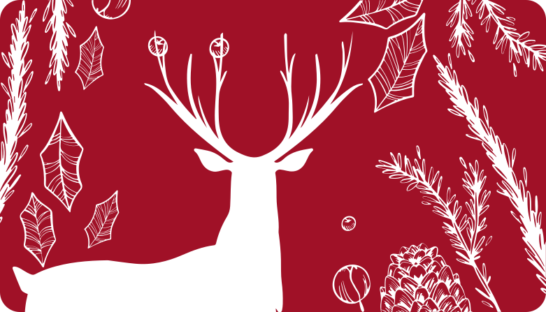 Alfombra vinílica animales ilustración natural - TenVinilo