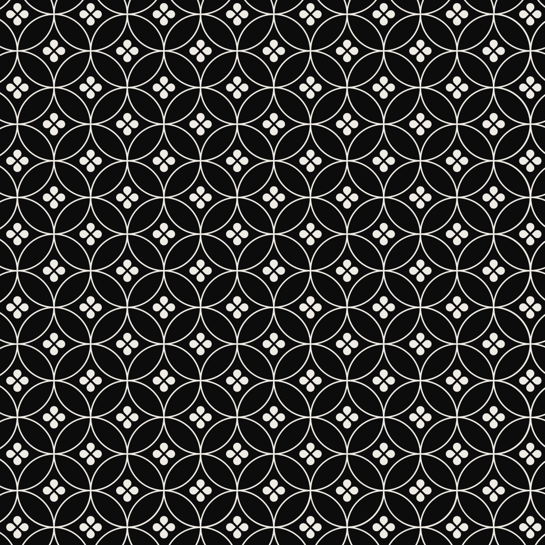 Alfombra de vinilo geométrica patrón de círculo geométrico - TenVinilo