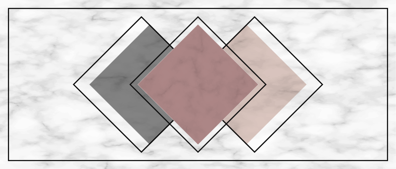 Alfombra vinílica efecto mármol geométrico - TenVinilo