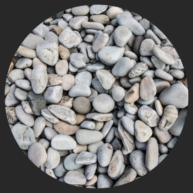 Alfombra vinílica imitación textura de guijarro - TenVinilo