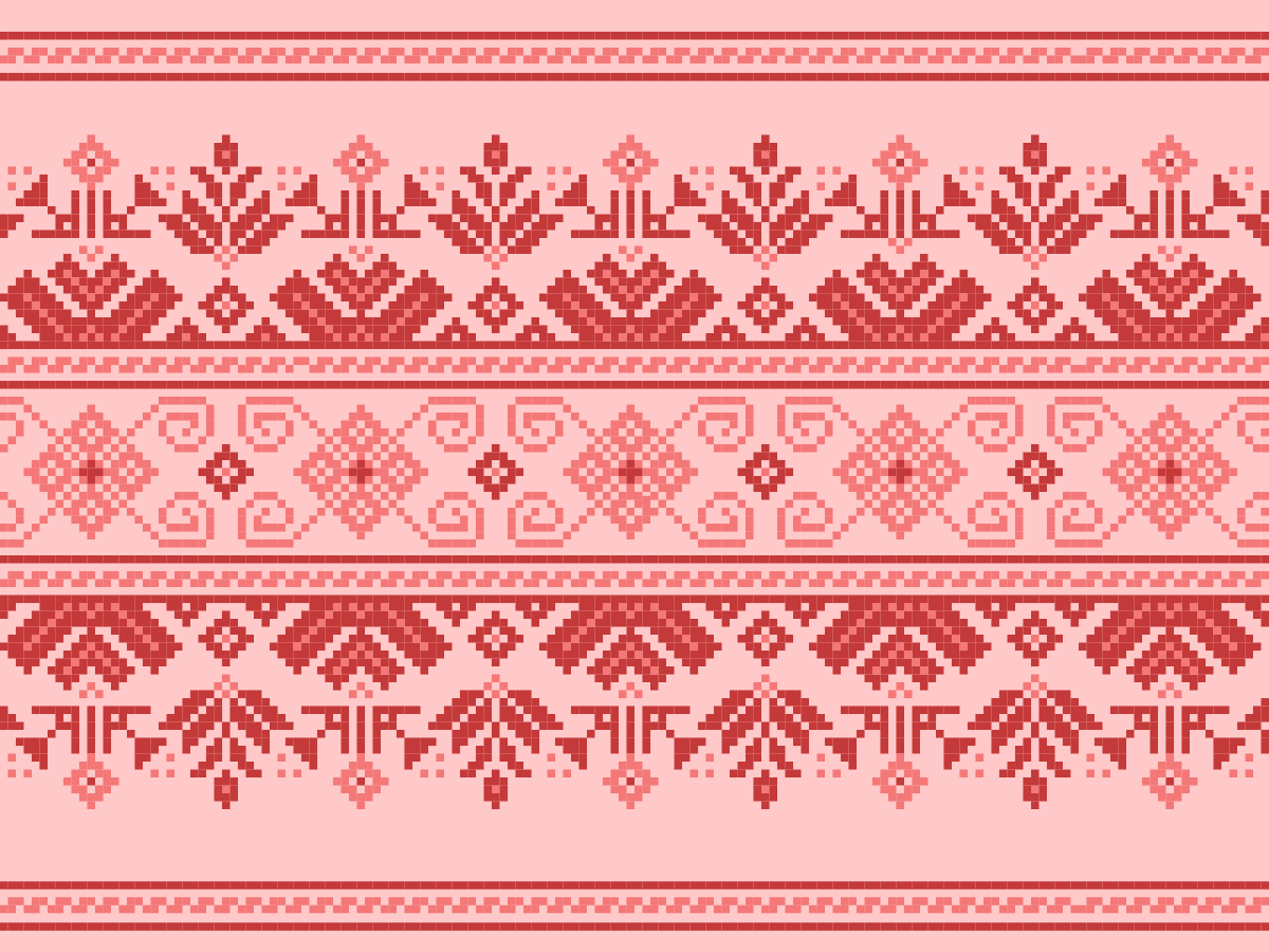 Alfombra vinílica mandala patrón ornamental étnico - TenVinilo