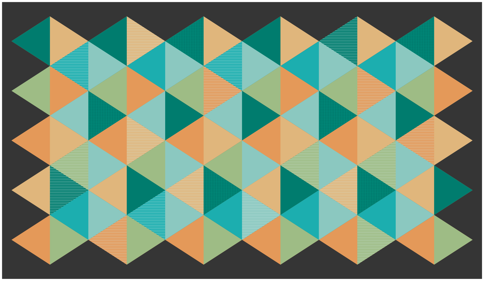 Alfombra de vinilo geométrica composición geométrica - TenVinilo