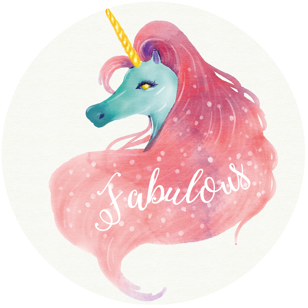 Alfombra vinílica bebé unicornio fabuloso - TenVinilo