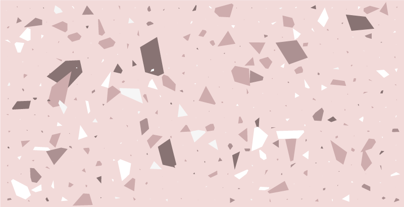 Alfombra de vinilo geométrica terrazo geométrico - TenVinilo