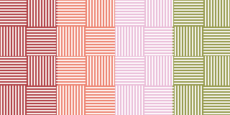 Alfombra vinílica rayas bloques de colores a rayas - TenVinilo