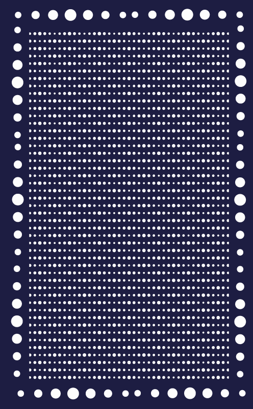 Alfombra vinílica rayas elegancia de lunares - TenVinilo