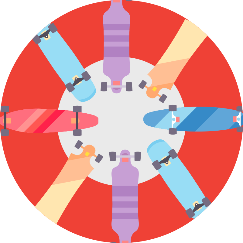 Alfombra vinílica de juegos infantil juego de mesa circular - TenVinilo