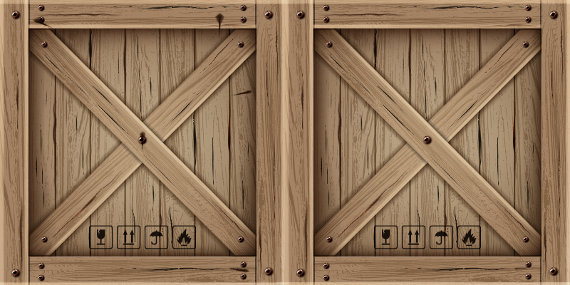 Alfombra vinílica textura caja madera - TenVinilo