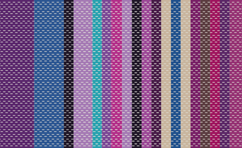 Alfombra vinílica dormitorio líneas de colores rayadas - TenVinilo