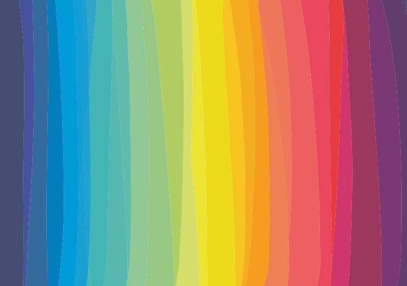 Alfombra vinílica rayas arcoíris degradado - TenVinilo