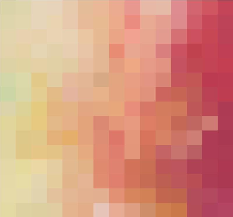 Alfombra de vinilo geométrica patrón degradado rojo - TenVinilo