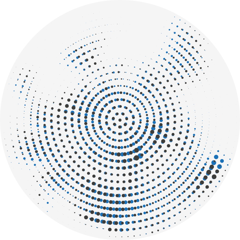 Alfombra vinilo mosaico puntos negro y azul - TenVinilo