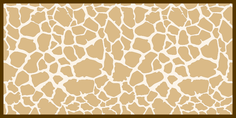 Alfombra vinílica animal print patrón de manchas de jirafa - TenVinilo