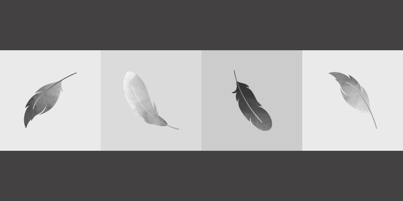 Alfombra vinílica animales minimalismo de plumas - TenVinilo