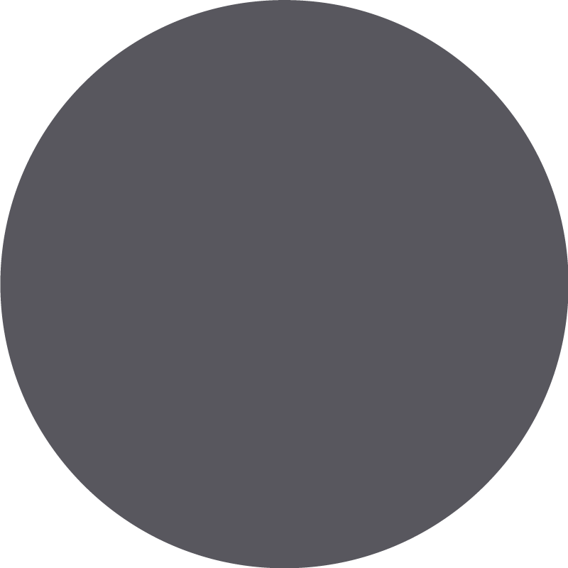 Alfombra vinílica gris monocolor redondo - TenVinilo