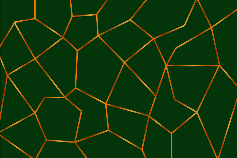 Alfombra vinílica efecto mármol patrón geométrico verde - TenVinilo