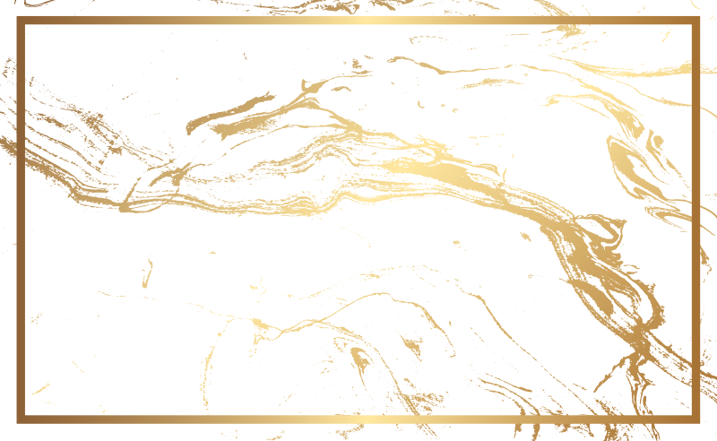 Alfombra vinílica efecto mármol patrones grises y dorados - TenVinilo