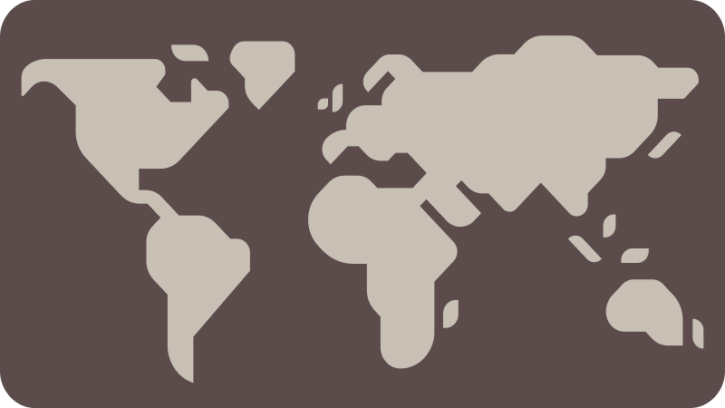 Alfombra de vinilo mapamundi motivo beige y gris - TenVinilo