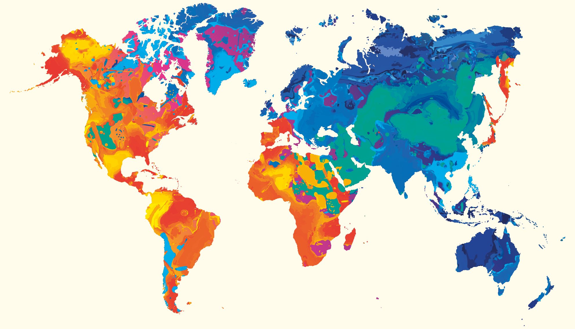 Alfombra de vinilo mapamundi atlas global vivo - TenVinilo