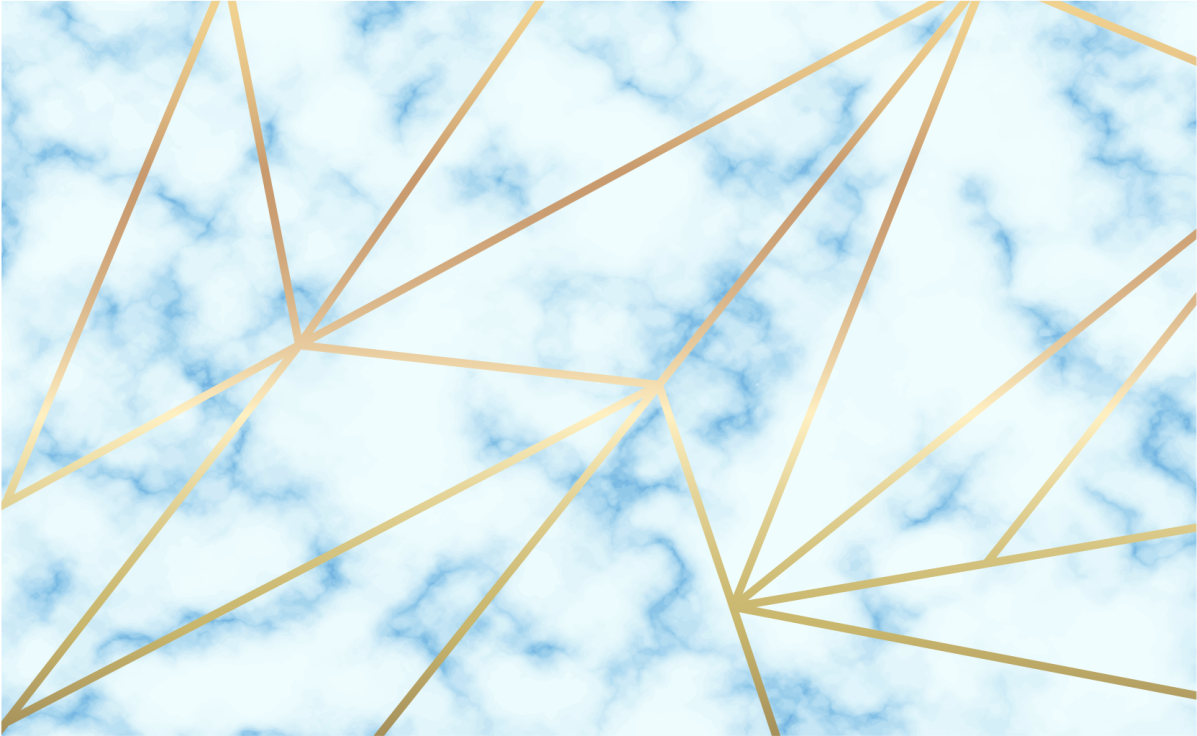 Alfombra vinílica efecto mármol elegante motivo geométrico - TenVinilo