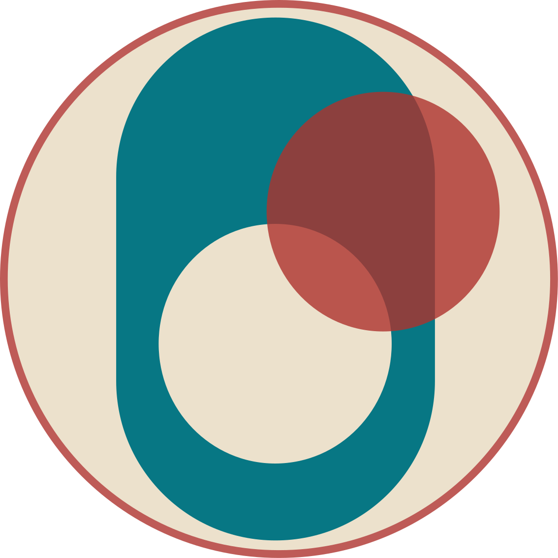 Alfombras vinílicas modernas círculos en armonía - TenVinilo