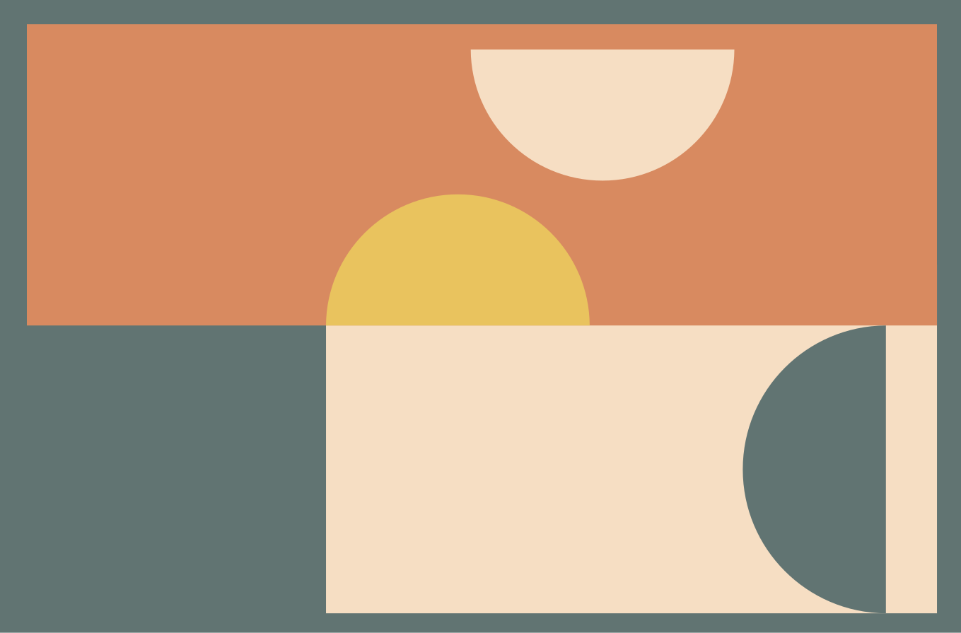 Alfombras vinílicas modernas círculos y rectángulos - TenVinilo