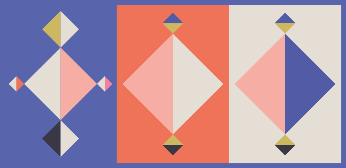 Alfombra de vinilo geométrica Arte de patrón geométrico - TenVinilo