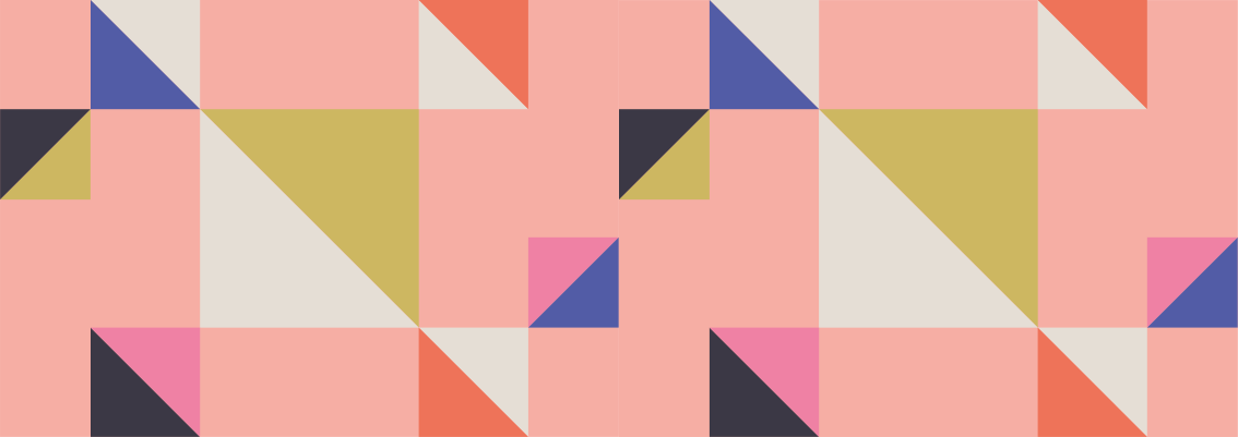 Alfombra de vinilo geométrica triángulos modernos - TenVinilo