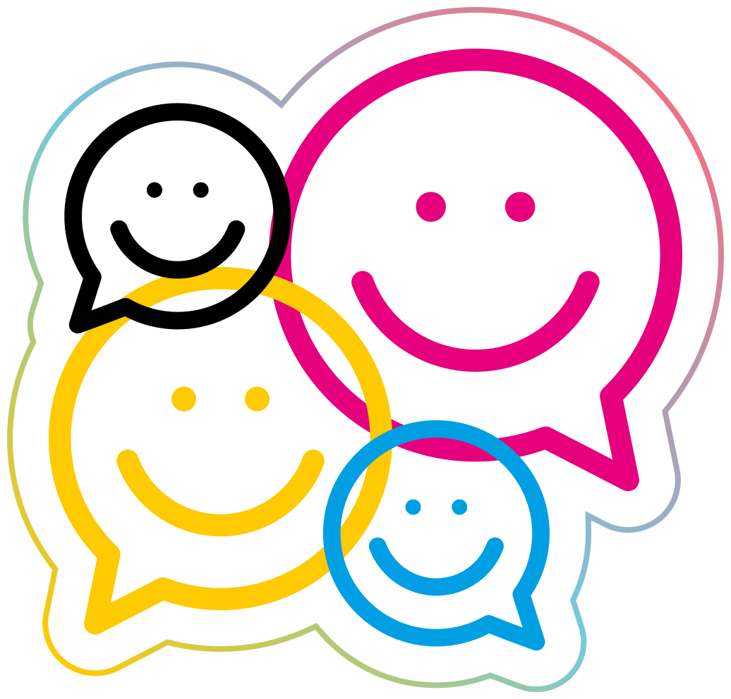 Alfombras vinílicas juvenils colección de caras sonrientes - TenVinilo