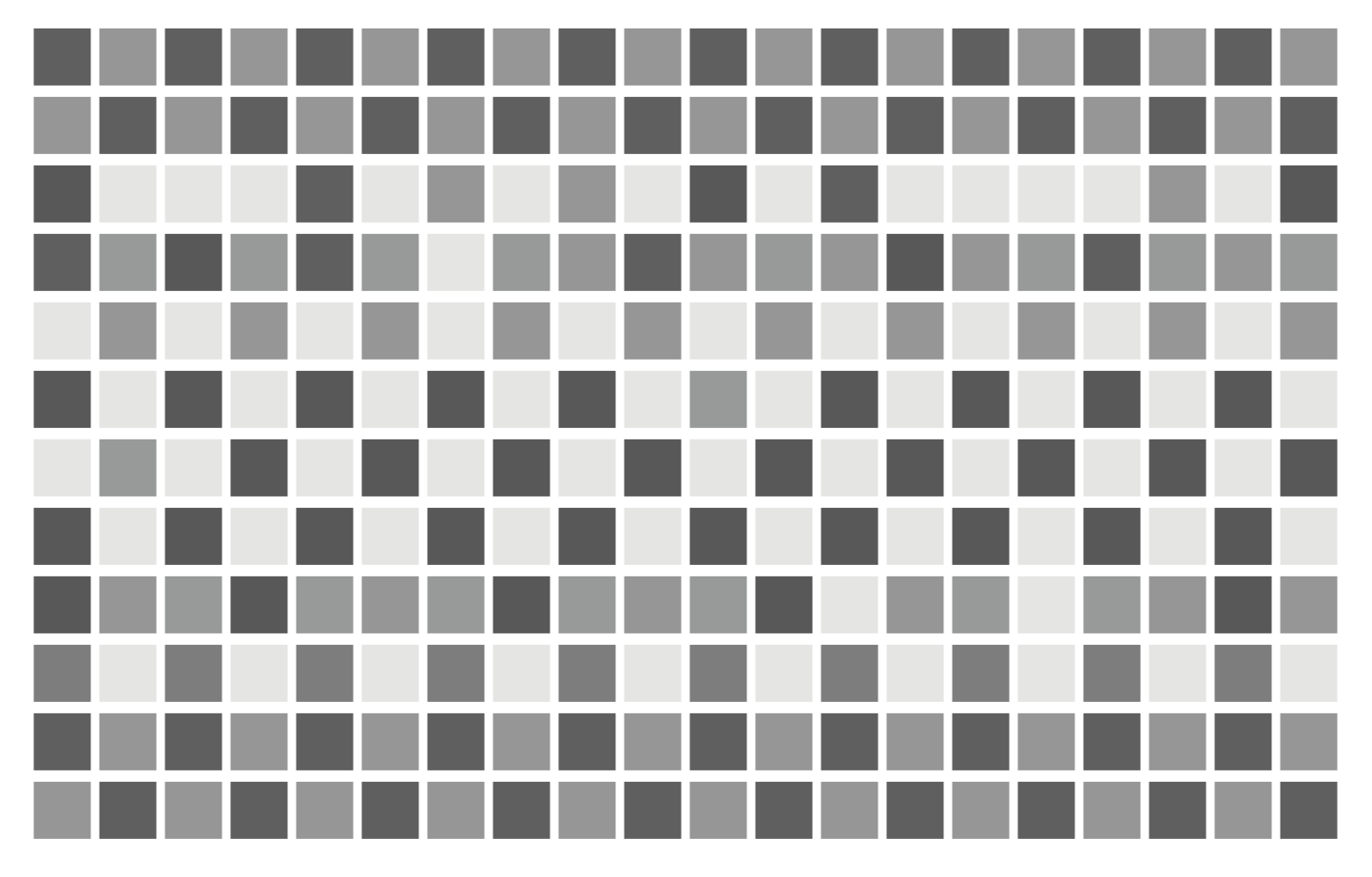 Alfombra vinílica hidráulica Escala de cuadrados grises - TenVinilo