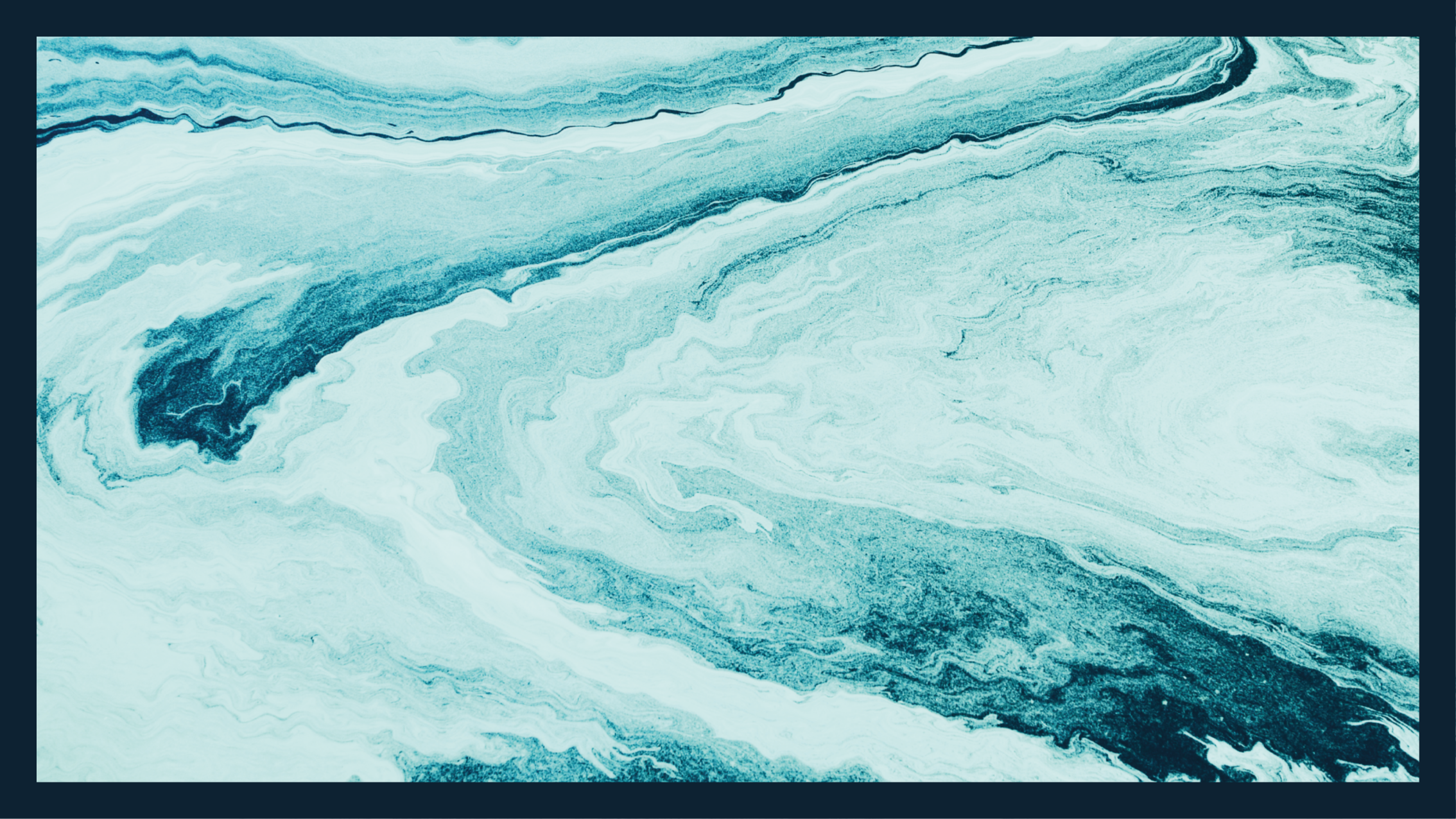 Alfombra vinílica salón patrón de aguamarina arremolinado - TenVinilo