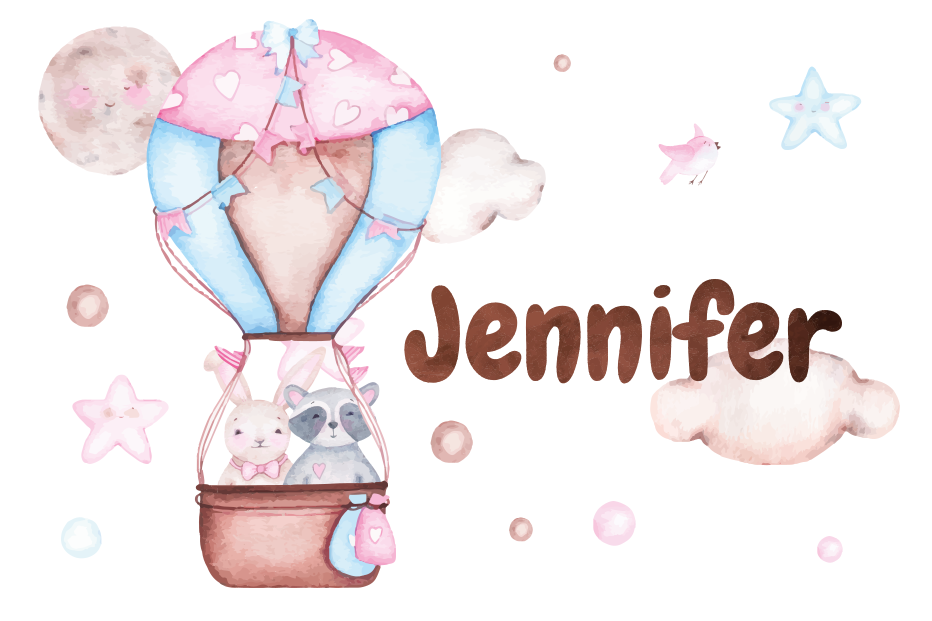 Alfombra vinílica personalizable paseos en globo aerostático - TenVinilo