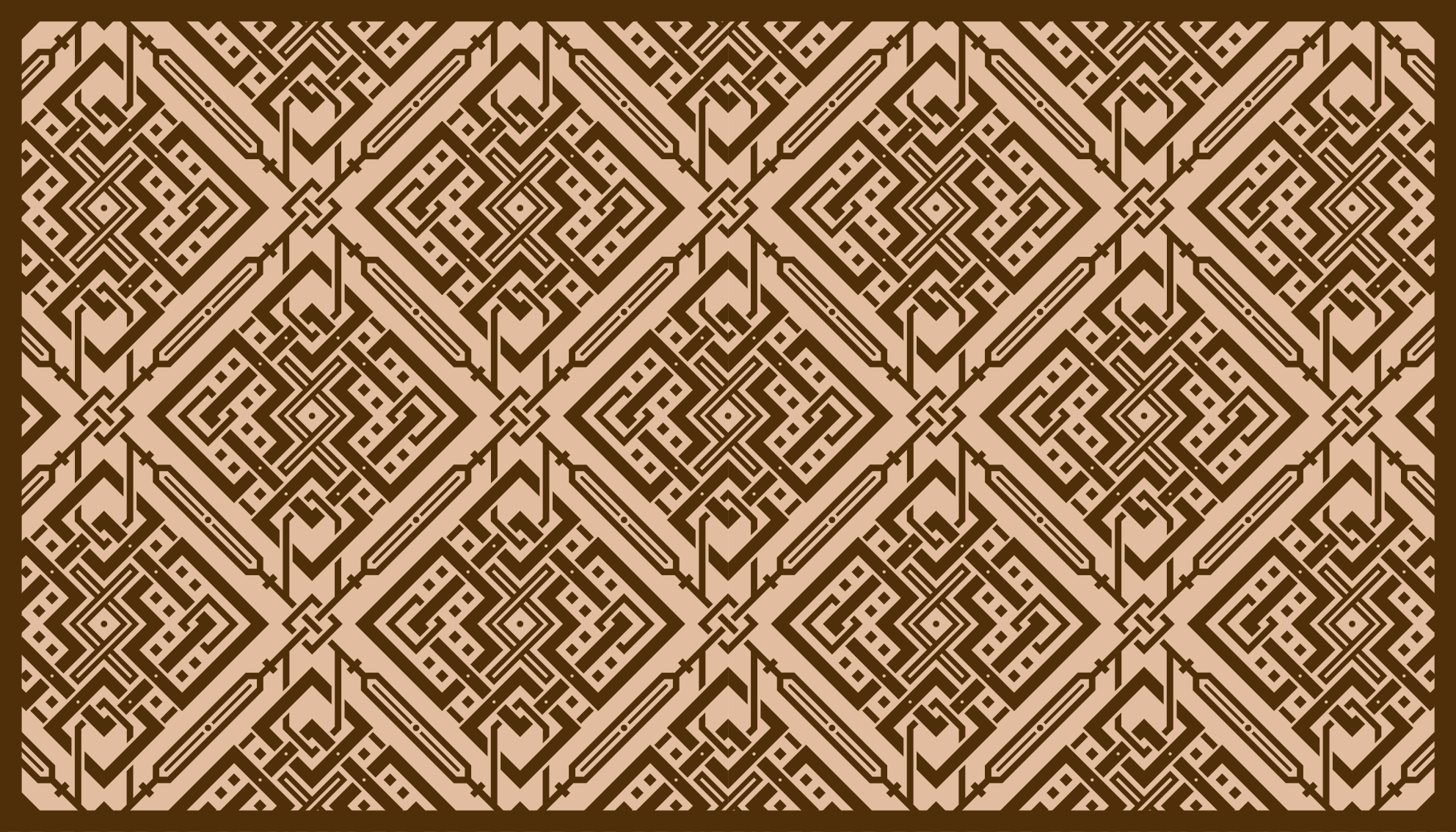 Alfombra vinílica salón elemento geométrico elegante - TenVinilo