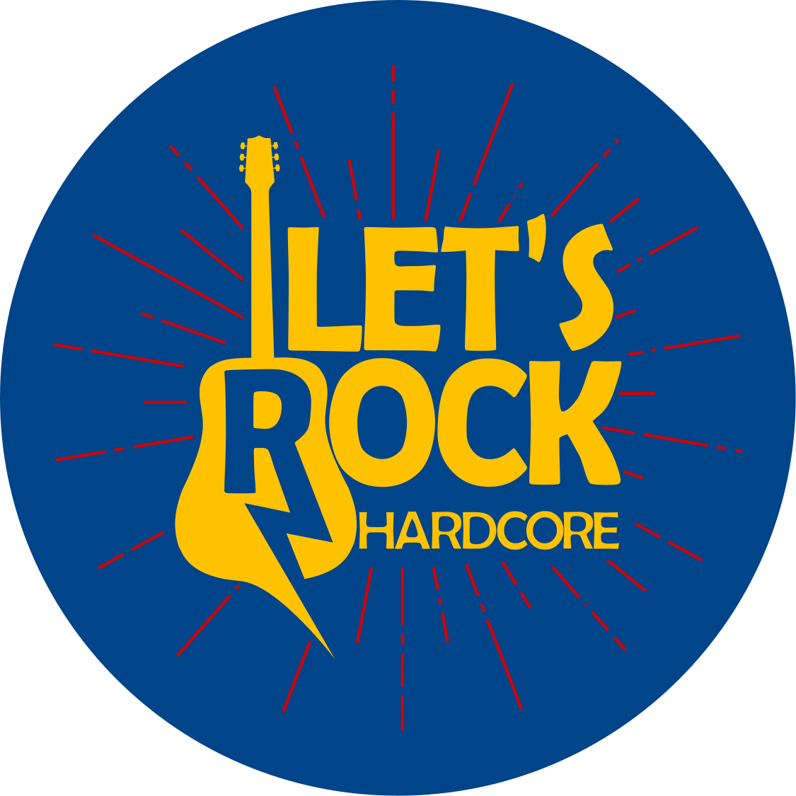 Alfombra vinílica redonda tributo a la guitarra eléctrica - TenVinilo